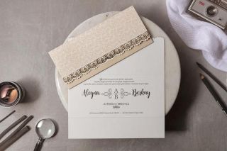 Wedding Davetiye 8454