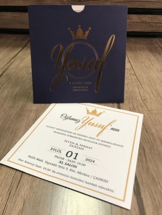 Asrın Sünnet Davetiye