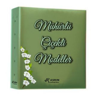 Mühürlü Çiçekli Davetiye