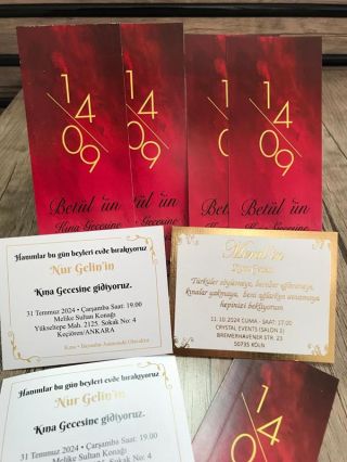 Kına <b class='text-danger'>Davetiyeleri</b>