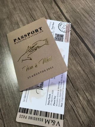 Uçak Biletli Pasaport Davetiye