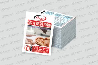 Halı Yıkama Broşürü